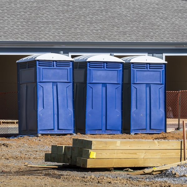 how often are the porta potties cleaned and serviced during a rental period in Woodside New York